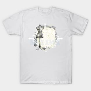 Mannequin and bull abstract collage T-Shirt